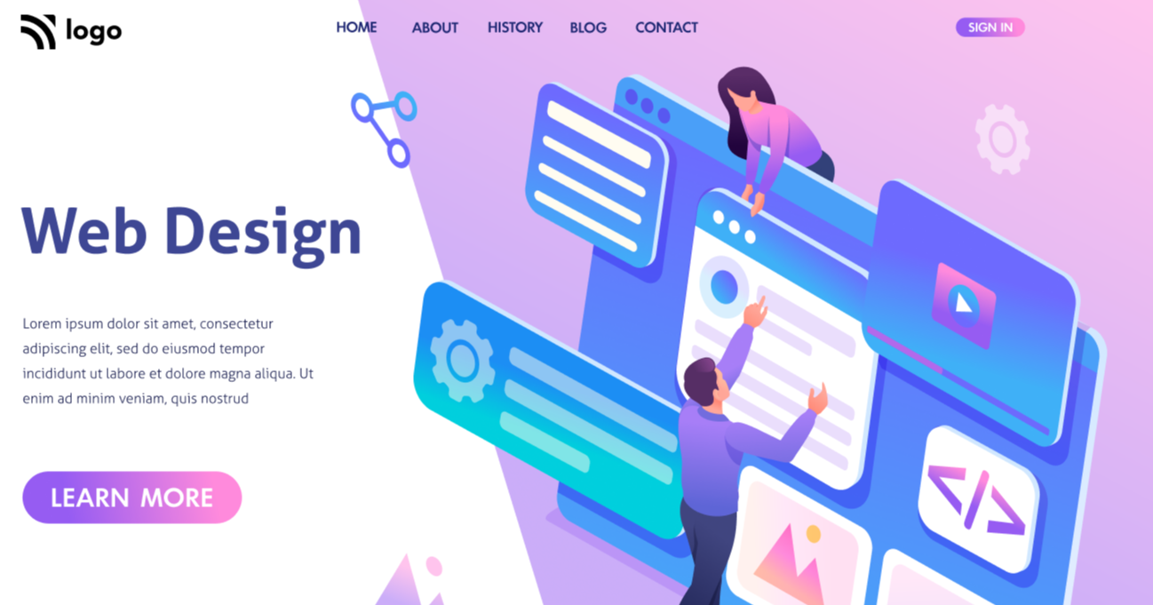 web-design-landing-page